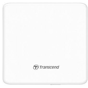    Transcend, White, DVD+/-RW, Ultra Slim, USB 2.0 (TS8XDVDS-W) -  1