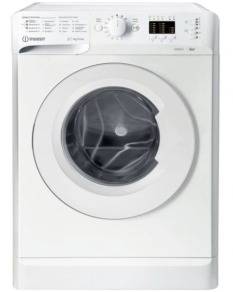 ���������� ������ Indesit OMTWSA 61052 W UA, White, 6��, �����������, 16 ��������, �������, 1000 ��/���, ����� ����������������� A++, 85x59.5x42.5 - �������� 1