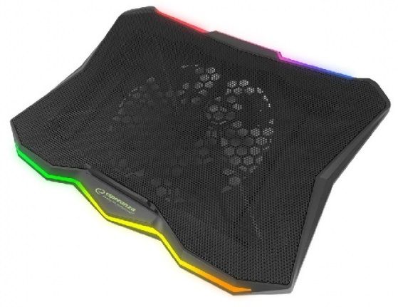 ��������� ��� �������� �� 17" Esperanza "Xalok", Black, 1x18 �� ���������� (17-20 dB, 800 rpm), 10 ������� RGB ���������, 2xUSB, 400x300x26 �� (EGC110) - �������� 1