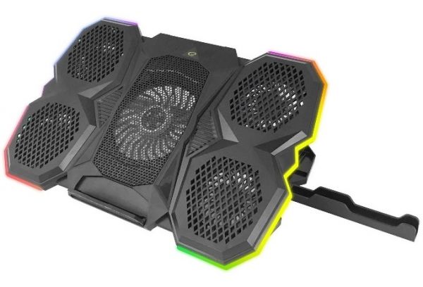 ��������� ��� �������� �� 17" Esperanza "Breva", Black, 1x12.5 �� / 4x7 �� ����������� (26-30 dB, 1200 / 2600-3000 rpm), 10 ������� RGB ���������, ��������� ��� ��������, 2xUSB, 400x288x36 �� (EGC107) - �������� 1