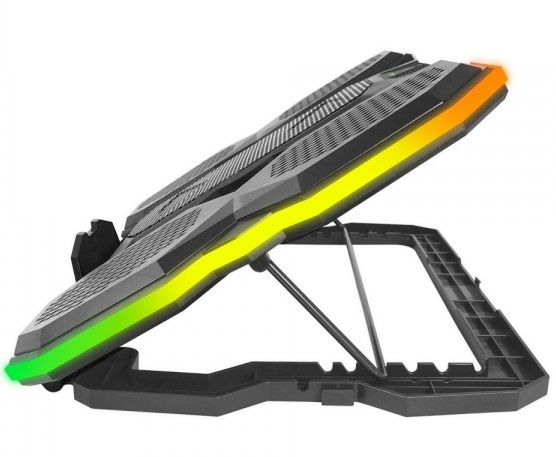 ��������� ��� �������� �� 17" Esperanza "Breva", Black, 1x12.5 �� / 4x7 �� ����������� (26-30 dB, 1200 / 2600-3000 rpm), 10 ������� RGB ���������, ��������� ��� ��������, 2xUSB, 400x288x36 �� (EGC107) - �������� 2