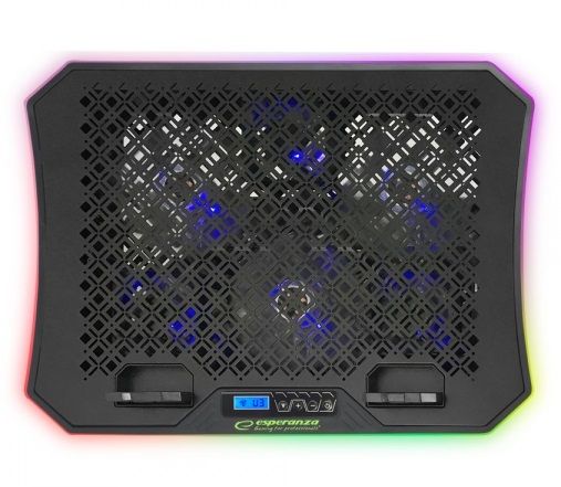 ��������� ��� �������� �� 17" Esperanza "Galerne", Black, 3x11 �� / 3x7 �� ����������� (17-20 dB, 1000-1300 / 1800-2100 rpm), 10 ������� RGB ���������, �� �����, ��������� ��� ��������, 2xUSB, 415x300x33 �� (EGC109) - �������� 2