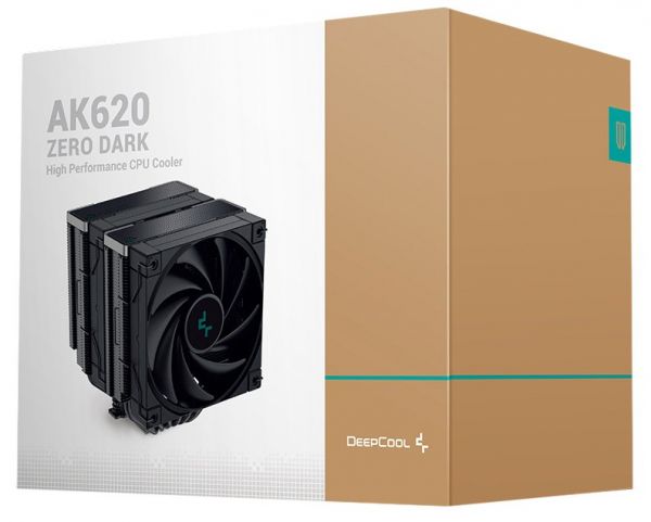    Deepcool AK620 ZERO DARK, Intel LGA2066/2011-v3/2011/1700/1200/1151/1150/1155/AMD AM4/AM5, 260W -  6