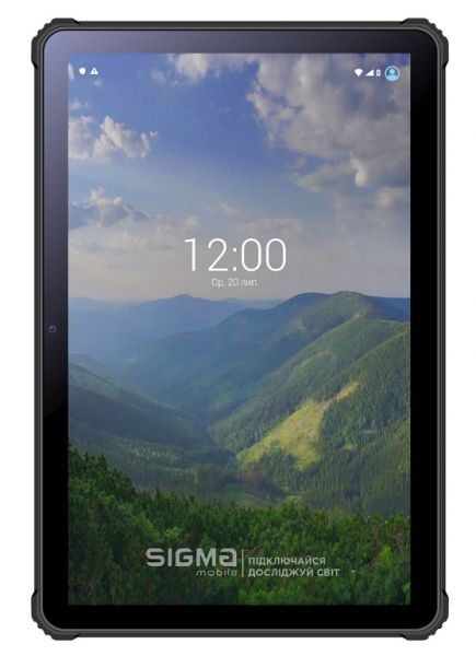   11" Sigma X-Style Tab A1025 Black/Orange, 1920x1080, Mediatek MT8768WA 2GHz, RAM 4Gb, ROM 64Gb, MicroSD, GPS, LTE, Wi-Fi, BT, 2 Cam (16 Mp + 16Mp), 10000 mAh, Android 11 -  1