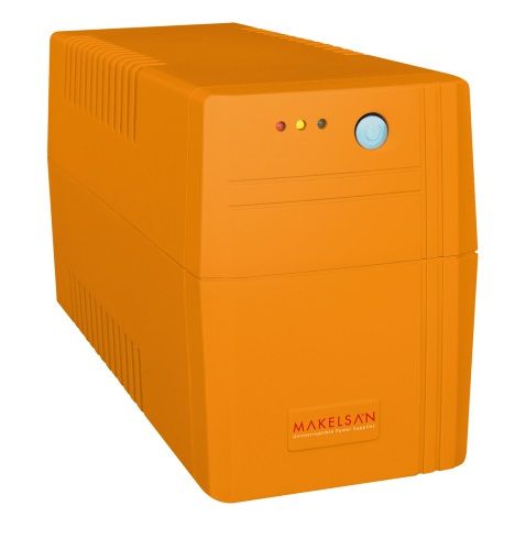 ��� Makelsan Lion850VA (510W) Standby-L, LED, 170-280VAC, AVR 1st, 2xSCHUKO socket, 1x12V9Ah, Plastic Case - �������� 1