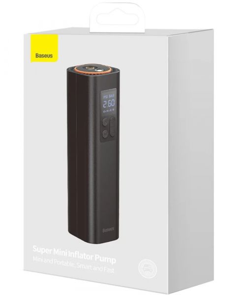 ������������ ����� Baseus CRCQ000001 Super Mini Inflator Pump Black - �������� 4
