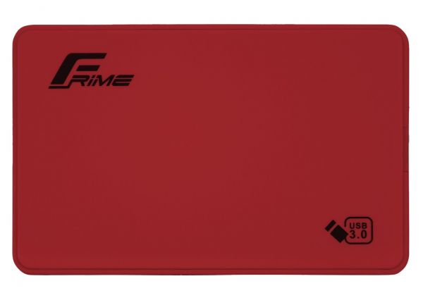   2.5" Frime Red, USB 3.0, 1xSATA HDD, Plastic (FHE15.25U30) -  1