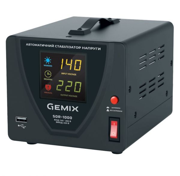  Gemix SDR-1000 1000VA (700 ), .  140-260,   220 + - 6,8% 50 ,   -  1