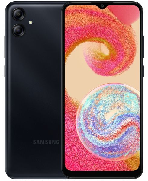  Samsung Galaxy A04e (A042), Black, 2 Nano-SIM, 6.5" (1600x720, PLS), MediaTek Helio P35 (8x2.3 GHz), PowerVR GE8320, 3GB, 32GB, microSD, 13Mp + 2Mp, 4G, WiFi, BT, Type-C, 5000 mAh, Android 12 (SM-A042FZKD) -  1