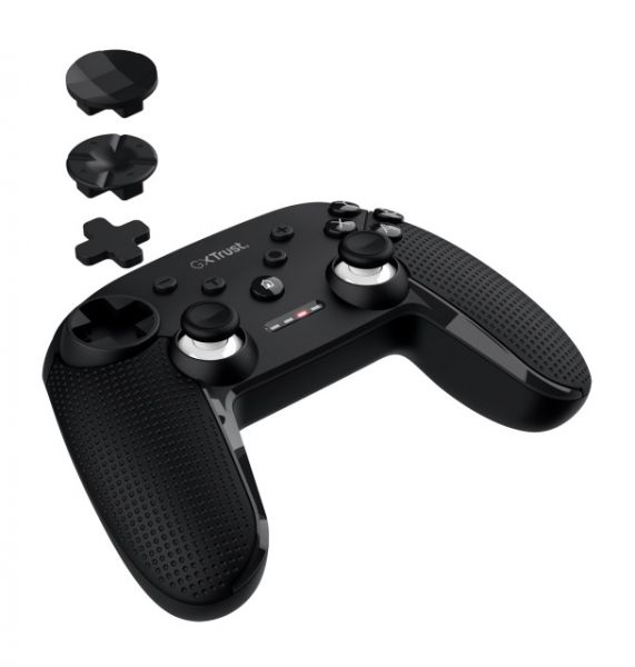 ������� Trust GXT 542 MUTA, Black, ������������ (2.4 GHz / Bluetooth), ��� �� / Nintendo Switch / Android / iOS, ��������, 8-����������� ���������� � 15 ������, 3 � (24790) - �������� 1