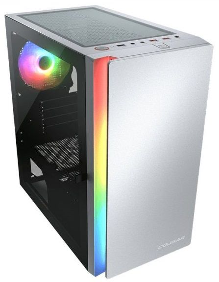 ������ Cougar Purity RGB White, ��� ��, ATX/mATX/mini-ITX,USB 3.0 x2, USB 2.0 x1, RGB ���������, 2x140 ARGB, 1x120 ARGB, ���������� ������, 200x392x360 �� - �������� 3