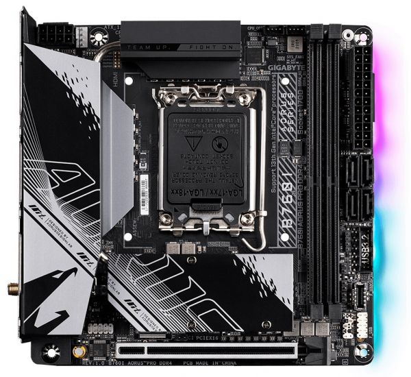 ����������� ����� Gigabyte B760I Aorus Pro DDR4 (s1700, Intel B760) - �������� 2
