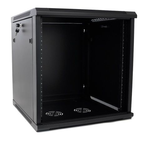 ���� ���������, ���������, 12U, 19", Merlion, Black (RAL 9005), 600 � 600 x 634 ��, ����� �� ����������� ������, �������������� ����������, ����� 1.2 �� (Ml3-6612) - �������� 2