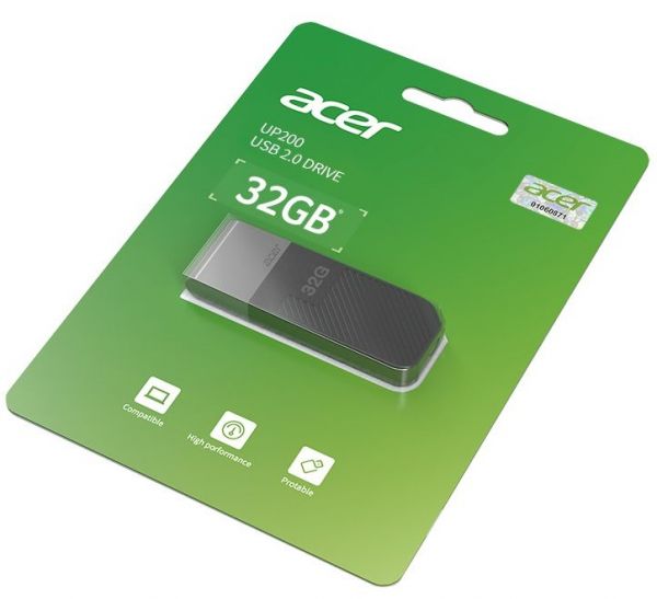 USB Flash Drive 32Gb Acer UP200 Black (BL.9BWWA.510) - �������� 2