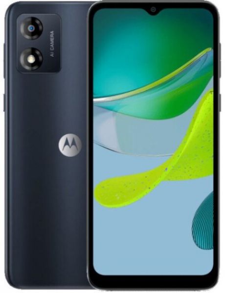  Motorola E13 Cosmic Black, 2 Nano-SIM, 6.5" (1600720) IPS, Unisoc Tiger T606 (8x1.6GHz), RAM 2GB, ROM 64GB, MicroSD ( 512 ), GPS, Wi-Fi, BT, LTE, 2 Cam, Li-Ion 5000mAh, Android 13 -  1