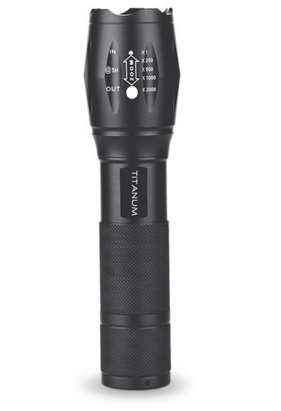 ������ ������ Titanum T05, Black, 300 ��, ��������� T6, �� 200 �, ����������� 18650 Li-ion 1200 mAh ��� 3xAAA, ����������� �����, microUSB, IPX2 (TLF-T05) - �������� 1