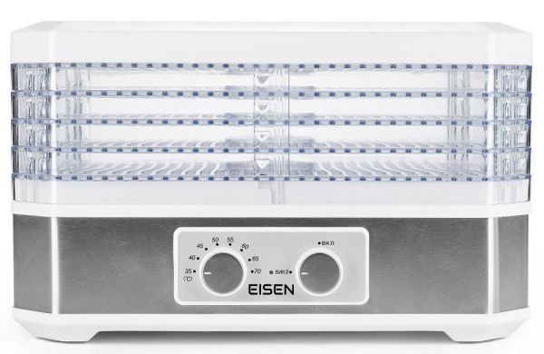 ������� ������ �� ������ Eisen EFD-055W White, 500W, ��������� ���������, 5 �����, ������ ���������� ������ 3��, ������ 38��, ����������� ����������� 35-70C, ������� ������, ������ ������, ������ �� �������� - �������� 1