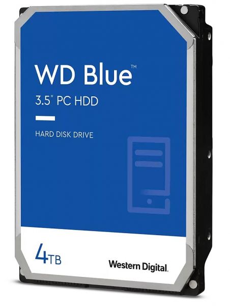 ������� ���� 3.5" 4Tb Western Digital Blue, SATA3, 256Mb, 5400 rpm (WD40EZAX) - �������� 1