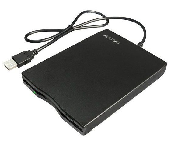   3.5" FDD Maiwo, Black, USB (K520C) -  1