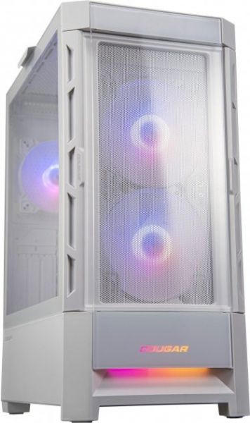 ������ Cougar Duoface RGB White, ��� ��, ATX/Micro ATX/Mini ITX, USB 3.0 x2, USB 2.0 x1, RGB ���������, 2x140 ARGB, 1x120 ARGB, ���������� ������, 230x491x386 �� - �������� 8