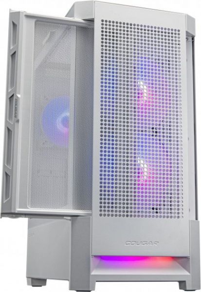 ������ Cougar Duoface RGB White, ��� ��, ATX/Micro ATX/Mini ITX, USB 3.0 x2, USB 2.0 x1, RGB ���������, 2x140 ARGB, 1x120 ARGB, ���������� ������, 230x491x386 �� - �������� 6