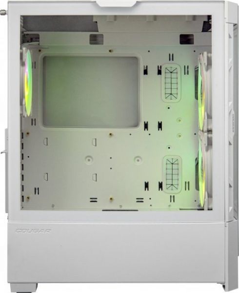 ������ Cougar Duoface RGB White, ��� ��, ATX/Micro ATX/Mini ITX, USB 3.0 x2, USB 2.0 x1, RGB ���������, 2x140 ARGB, 1x120 ARGB, ���������� ������, 230x491x386 �� - �������� 3
