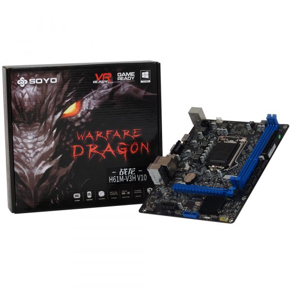   Maxsun Soyo Fight Dragon H61M-V3H (Intel H61 Socket 1151 DDR3) -  1