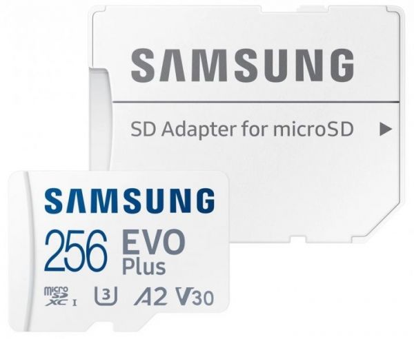 ����� ������ microSDXC, 256Gb, Samsung EVO Plus, Class10 UHS-I U1, SD ������� (MB-MC256KA/EU) - �������� 1
