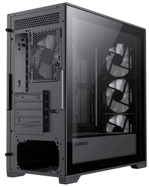 ������ GameMax Defender TG Black, ��� ��, Mini Tower, Micro ATX / Mini ITX, 1xUSB 3.1, 2xUSB 2.0, 4x120 �� LED, 461x210�450 �� - �������� 7