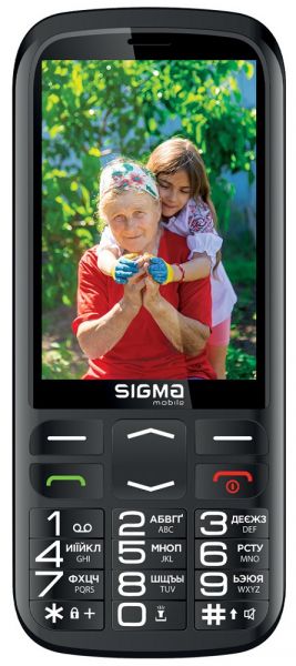   Sigma mobile Comfort 50 Optima Type-c Black "", 2 Mini-SIM,  3.5"  (320x480), , Spreadtrum SC6531H,  microSD (max 32GB), FM-, , BT, Cam 0.3Mp, 2500 mAh -  2