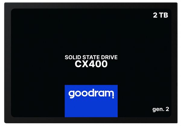 SSD  GoodRAM CX400 (Gen.2) 2Tb SATA3 2.5" TLC 3D (SSDPR-CX400-02T-G2) -  1
