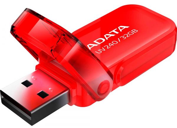 USB Flash Drive 32Gb ADATA UV240, Red (AUV240-32G-RRD) - �������� 1