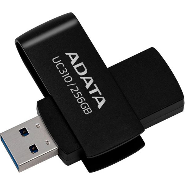 USB 3.2 Flash Drive 256Gb ADATA UC310, Black (UC310-256G-RBK) - �������� 1