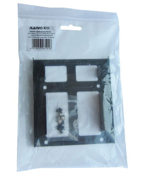 �����-���������� Maiwo K11, Black, ��� 2x2.5" � 3.5" �����, ���������� - �������� 3