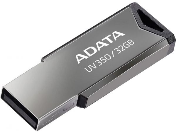 USB 3.2 Flash Drive 32Gb ADATA UV350, Black (AUV350-32G-RBK) -  2
