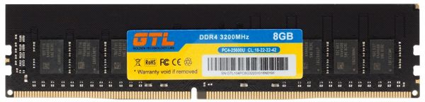������ 8Gb DDR4, 2666 MHz, GTL, CL19, 1.2V (GTL8D426BK) - �������� 1