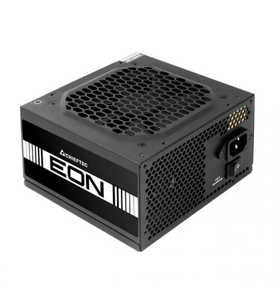 ���� ������� 600 ��, Chieftec EON, Black, 80+ Standart, Active PFC, 120 ��, 2xMolex / 4xSATA / 2x6+2-pin / 1x20+4-pin / 2x4+4-pin, ������ AFC/OPP/OVP/SCP/SIP/UVP (ZPU-600S) - �������� 1