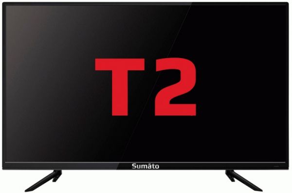 ��������� 32" Sumato 32HT03, LED, 1366x768, 60 ��, DVB-T2/C, HDMI, USB, VESA 200x100 - �������� 1