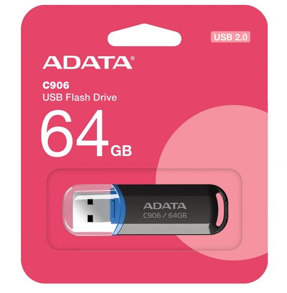 USB Flash Drive 64Gb ADATA C906, Black (AC906-64G-RBK) - �������� 2