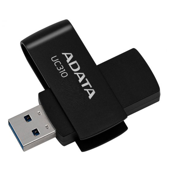 USB 3.2 Flash Drive 128Gb ADATA UC310, Black (UC310-128G-RBK) - �������� 1