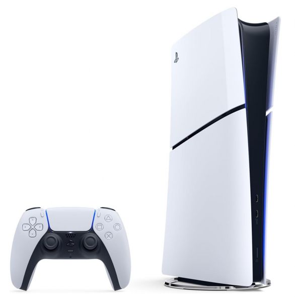 ������ ��������� Sony PlayStation 5 Slim Digital Edition, White, ��� Blu-ray ������� (CFI-2008) - �������� 1