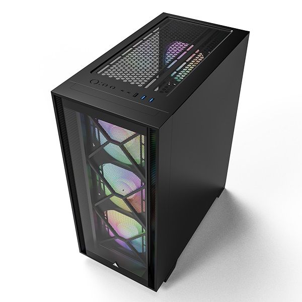 ������ Montech AIR 1000 PREMIUM, Black, Mid Tower, ��� ��, ��� ATX / Micro ATX / Mini ITX, 2xUSB 3.0 / 1xUSB 2.0, ����. CPU - 170 �� / GPU - 340 ��, 3x140 �� ARGB / 1x120 �� ARGB, ������� ������ �� ����������� ������ - �������� 2