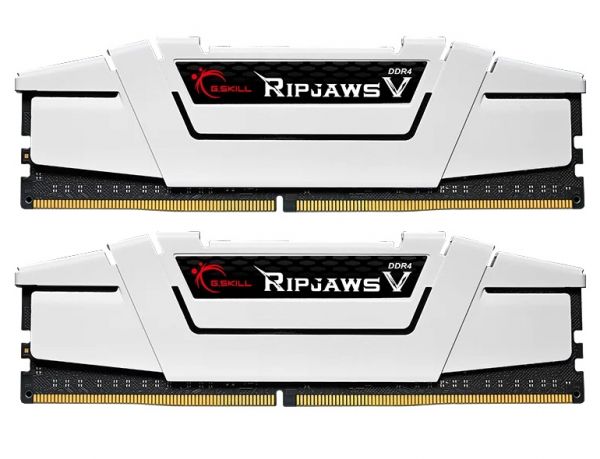 ������ ���'�� DDR4 2 � 16GB 3600MHz G.SKILL RipjawsV WHITE 1.35V CL18 (box) (F4-3600C18D-32GVW) - �������� 1
