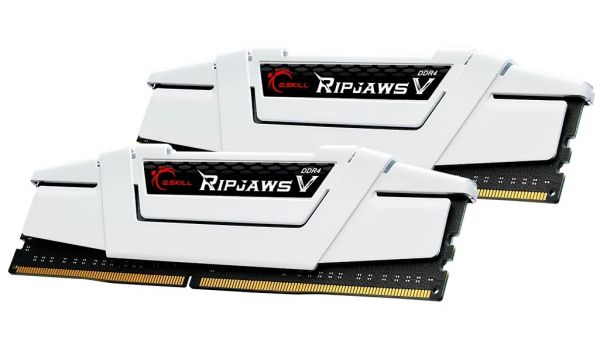 ������ ���'�� DDR4 2 � 16GB 3600MHz G.SKILL RipjawsV WHITE 1.35V CL18 (box) (F4-3600C18D-32GVW) - �������� 2