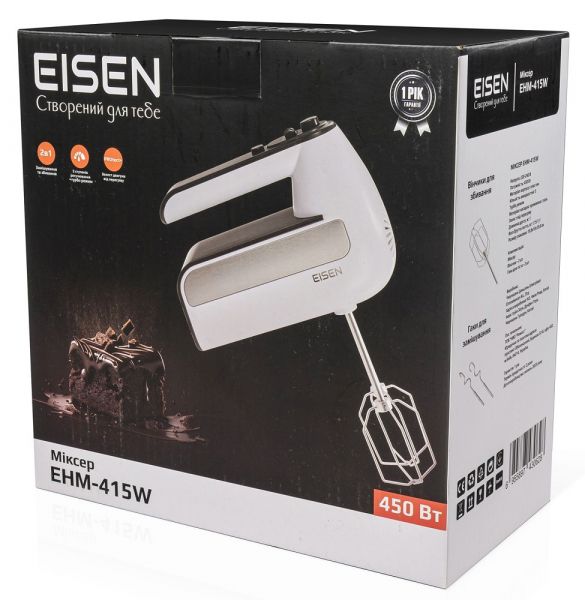 ̳ Eisen EHM-415W, White, 450W, , 5 ,  , ,    ,    -  6