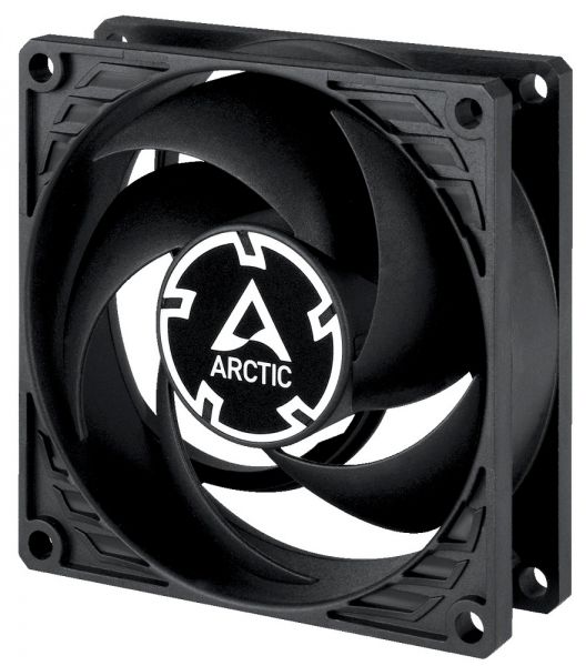 ���������� 80 ��, Arctic P8 Max, Black, 80�80�25 ��, 500-5000 ��/���, 4-pin (PWM), ������� ��������������� (ACFAN00286A) - �������� 2