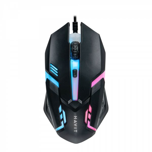 ���� Havit MS4239, Black, USB, �������, 800-1200 dpi, 4 ������, LED �����������, 1.35 � (HV-MS4239) - �������� 2
