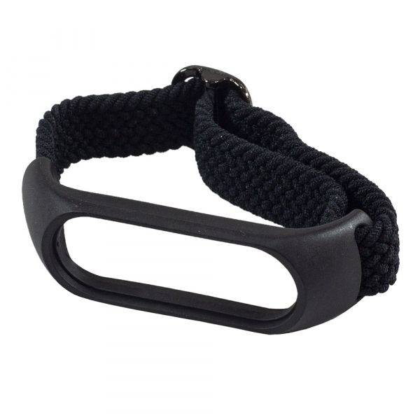 ������� ��� ������-�������� Xiaomi Mi Band 7, ���������, Nylon Fix Loop, Black - �������� 1