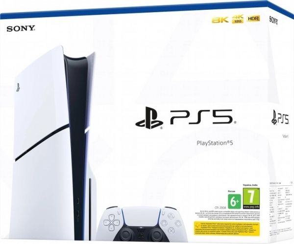 ������� ��������� Sony PlayStation 5 Slim, White, � Blu-ray �������� (CFI-2008) - �������� 2