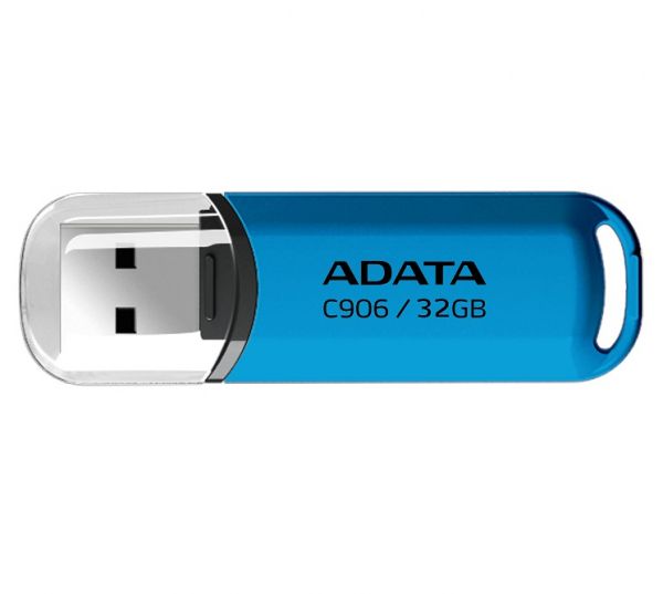 USB Flash Drive 32Gb ADATA C906, Blue (AC906-32G-RWB) - �������� 1